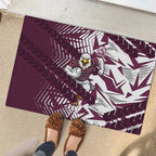 Manly Warringah Sea Eagles Rugby Rubber Doormat Fierce Mascot Geometric Tribal Art