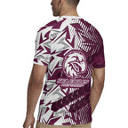 Manly Warringah Sea Eagles Rugby Rugby Jersey Fierce Mascot Geometric Tribal Art