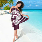 Manly Warringah Sea Eagles Rugby Sarong Fierce Mascot Geometric Tribal Art