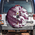 Manly Warringah Sea Eagles Rugby Spare Tire Cover Fierce Mascot Geometric Tribal Art