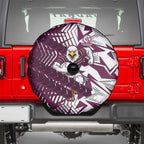 Manly Warringah Sea Eagles Rugby Spare Tire Cover Fierce Mascot Geometric Tribal Art