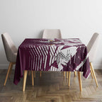 Manly Warringah Sea Eagles Rugby Tablecloth Fierce Mascot Geometric Tribal Art