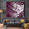 Manly Warringah Sea Eagles Rugby Tapestry Fierce Mascot Geometric Tribal Art