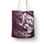 Manly Warringah Sea Eagles Rugby Tote Bag Fierce Mascot Geometric Tribal Art
