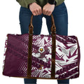 Manly Warringah Sea Eagles Rugby Travel Bag Fierce Mascot Geometric Tribal Art