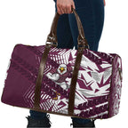 Manly Warringah Sea Eagles Rugby Travel Bag Fierce Mascot Geometric Tribal Art