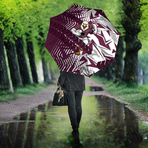 Manly Warringah Sea Eagles Rugby Umbrella Fierce Mascot Geometric Tribal Art