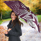 Manly Warringah Sea Eagles Rugby Umbrella Fierce Mascot Geometric Tribal Art
