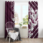 Manly Warringah Sea Eagles Rugby Window Curtain Fierce Mascot Geometric Tribal Art