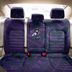 Melbourne Storm Rugby Back Car Seat Cover Fierce Mascot Geometric Tribal Art