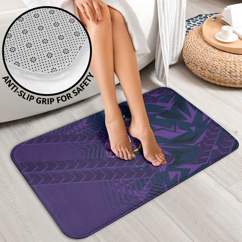 Melbourne Storm Rugby Bathroom Set Fierce Mascot Geometric Tribal Art