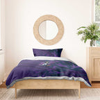 Melbourne Storm Rugby Bedding Set Fierce Mascot Geometric Tribal Art