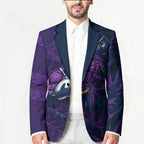 Melbourne Storm Rugby Blazer Fierce Mascot Geometric Tribal Art