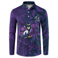 Melbourne Storm Rugby Button Sweatshirt Fierce Mascot Geometric Tribal Art