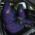 Melbourne Storm Rugby Car Seat Cover Fierce Mascot Geometric Tribal Art