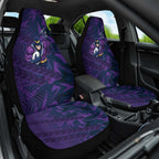 Melbourne Storm Rugby Car Seat Cover Fierce Mascot Geometric Tribal Art