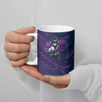 Melbourne Storm Rugby Ceramic Mug Fierce Mascot Geometric Tribal Art