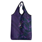 Melbourne Storm Rugby Grocery Bag Fierce Mascot Geometric Tribal Art