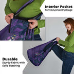 Melbourne Storm Rugby Grocery Bag Fierce Mascot Geometric Tribal Art