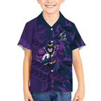 Melbourne Storm Rugby Hawaiian Shirt Fierce Mascot Geometric Tribal Art