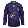 Melbourne Storm Rugby Hockey Jersey Fierce Mascot Geometric Tribal Art