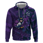 Melbourne Storm Rugby Hoodie Fierce Mascot Geometric Tribal Art