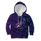 Melbourne Storm Rugby Kid Hoodie Fierce Mascot Geometric Tribal Art