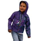 Melbourne Storm Rugby Kid Hoodie Fierce Mascot Geometric Tribal Art
