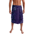 Melbourne Storm Rugby Lavalava Fierce Mascot Geometric Tribal Art