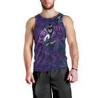 Melbourne Storm Rugby Men Tank Top Fierce Mascot Geometric Tribal Art