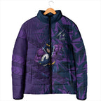Melbourne Storm Rugby Padded Jacket Fierce Mascot Geometric Tribal Art