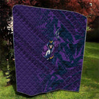 Melbourne Storm Rugby Quilt Fierce Mascot Geometric Tribal Art