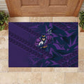 Melbourne Storm Rugby Rubber Doormat Fierce Mascot Geometric Tribal Art