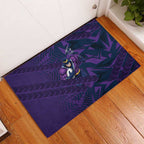 Melbourne Storm Rugby Rubber Doormat Fierce Mascot Geometric Tribal Art