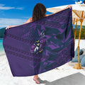 Melbourne Storm Rugby Sarong Fierce Mascot Geometric Tribal Art