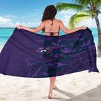 Melbourne Storm Rugby Sarong Fierce Mascot Geometric Tribal Art