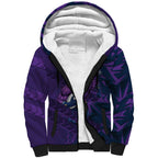 Melbourne Storm Rugby Sherpa Hoodie Fierce Mascot Geometric Tribal Art