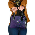 Melbourne Storm Rugby Shoulder Handbag Fierce Mascot Geometric Tribal Art