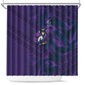 Melbourne Storm Rugby Shower Curtain Fierce Mascot Geometric Tribal Art