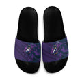 Melbourne Storm Rugby Slide Sandals Fierce Mascot Geometric Tribal Art