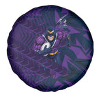 Melbourne Storm Rugby Spare Tire Cover Fierce Mascot Geometric Tribal Art