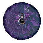 Melbourne Storm Rugby Spare Tire Cover Fierce Mascot Geometric Tribal Art