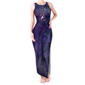 Melbourne Storm Rugby Tank Maxi Dress Fierce Mascot Geometric Tribal Art