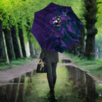 Melbourne Storm Rugby Umbrella Fierce Mascot Geometric Tribal Art