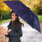 Melbourne Storm Rugby Umbrella Fierce Mascot Geometric Tribal Art