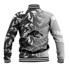 Penrith Panthers Rugby Baseball Jacket Fierce Mascot Geometric Tribal Art
