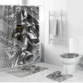 Penrith Panthers Rugby Bathroom Set Fierce Mascot Geometric Tribal Art