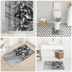 Penrith Panthers Rugby Bathroom Set Fierce Mascot Geometric Tribal Art