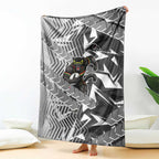 Penrith Panthers Rugby Blanket Fierce Mascot Geometric Tribal Art