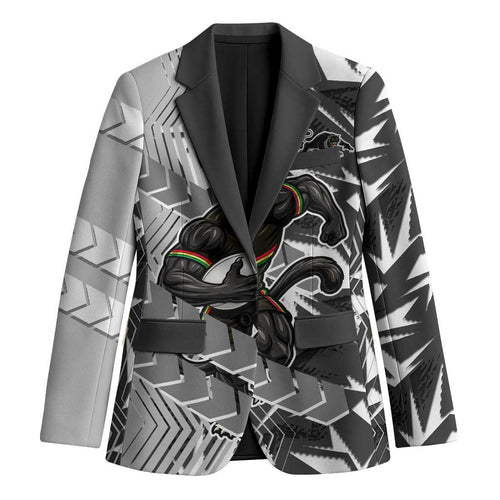 Penrith Panthers Rugby Blazer Fierce Mascot Geometric Tribal Art